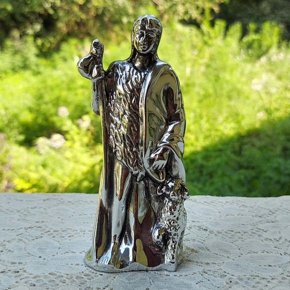 Vintage Towle Silversmiths Nativity Figure Christmas Shepherd Figurine - Picture 1 of 14